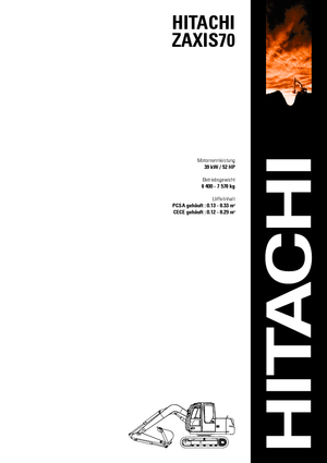 Верижни екскаватори Hitachi ZX 70