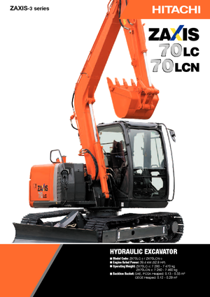 Верижни екскаватори Hitachi ZX 70 LC-3