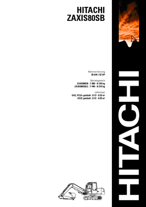 Верижни екскаватори Hitachi ZX 80 SB