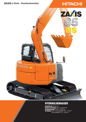 Верижни екскаватори Hitachi ZX 85 US-3
