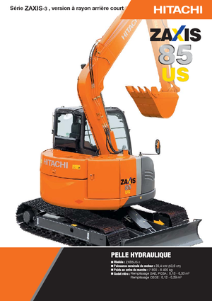 Верижни екскаватори Hitachi ZX 85 US-3