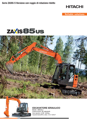 Верижни екскаватори Hitachi ZX85US-5A