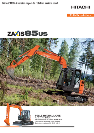Верижни екскаватори Hitachi ZX85US-5A