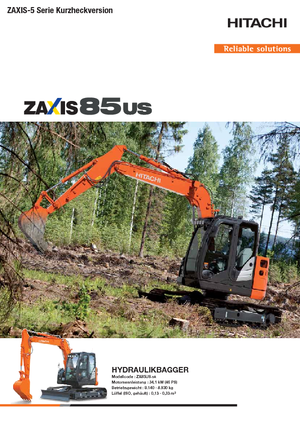 Верижни екскаватори Hitachi ZX85US-5A