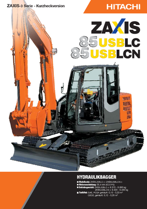 Верижни екскаватори Hitachi ZX 85 US BLC-3