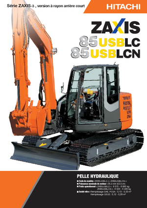 Верижни екскаватори Hitachi ZX 85 US BLC-3