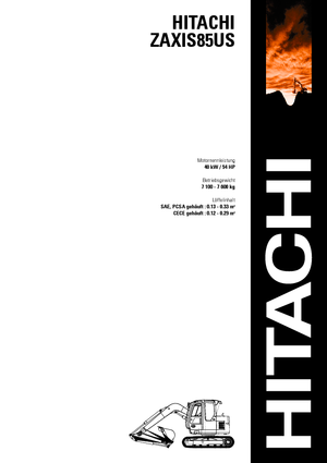 Верижни екскаватори Hitachi ZX 85 US