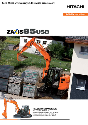 Верижни екскаватори Hitachi ZX85USB-5A