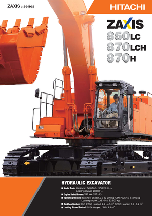 Верижни екскаватори Hitachi ZX 870 LCH-3
