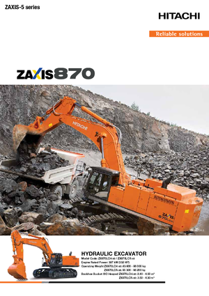 Верижни екскаватори Hitachi ZX870LCH-5B