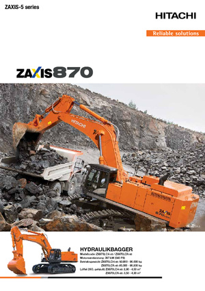 Верижни екскаватори Hitachi ZX870LCH-5B