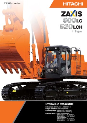 Верижни екскаватори Hitachi ZX520LCH-3F