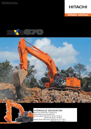 Верижни екскаватори Hitachi ZX670LCH-5B