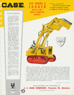 Верижни товарачи Case 310G 