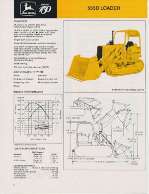 Верижни товарачи John Deere Construction 555 B