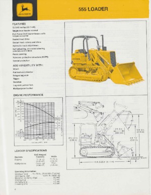 Верижни товарачи John Deere Construction 555