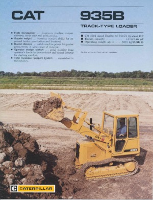 Верижни товарачи Caterpillar 935B
