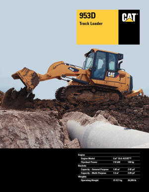 Верижни товарачи Caterpillar 953D