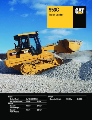 Верижни товарачи Caterpillar 953C