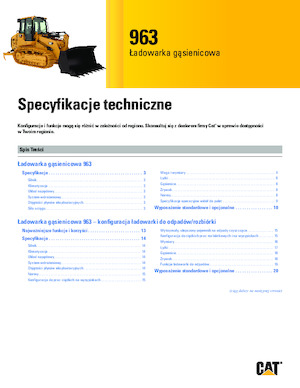 Верижни товарачи Caterpillar 963