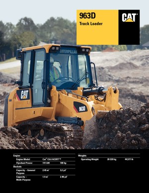 Верижни товарачи Caterpillar 963D