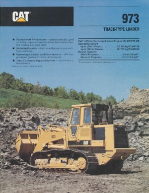 Верижни товарачи Caterpillar 973