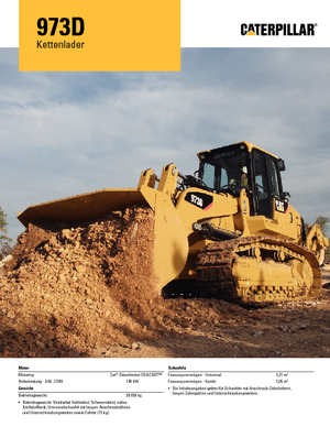 Верижни товарачи Caterpillar 973D