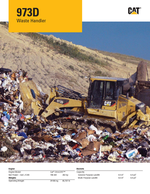 Верижни товарачи Caterpillar 973D