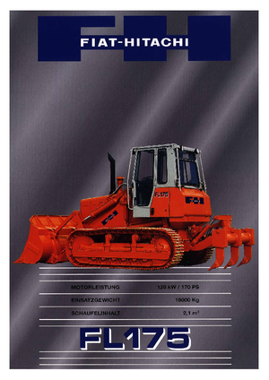 Верижни товарачи Fiat-Hitachi FL 175