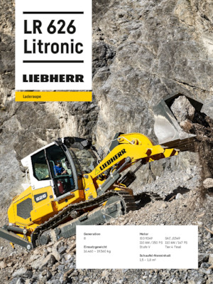 Верижни товарачи Liebherr LR 626 G8.0
