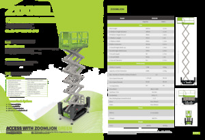 Верижни ножични автовишки Zoomlion ZS1216C