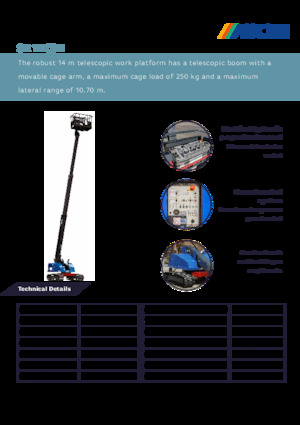 Пълзящи телескопични подемници Aichi SR12CSM 