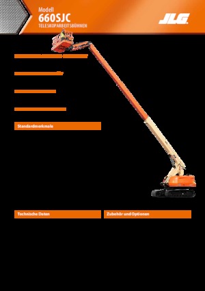 Пълзящи телескопични подемници JLG 660SJC