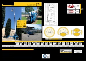 Пълзящи телескопични подемници Palazzani XTJ 37+ C