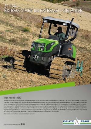 Верижни трактори DEUTZ-FAHR 5115 K 