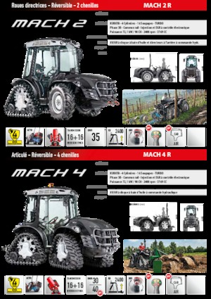 Верижни трактори Carraro Mach 2 R
