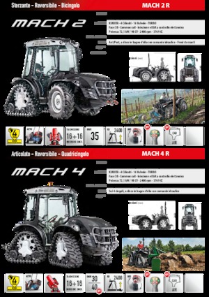 Верижни трактори Carraro Mach 2 R