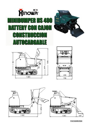 Самосвали на вериги Hinowa HS 400 Battery