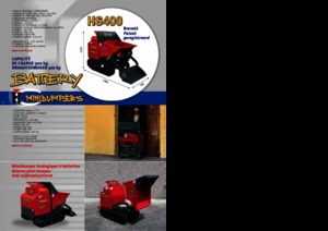 Самосвали на вериги Hinowa HS 400 Battery