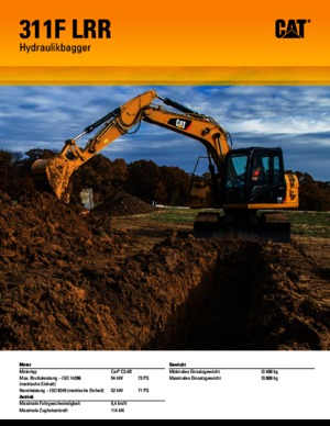 Верижни екскаватори Caterpillar 311F L RR