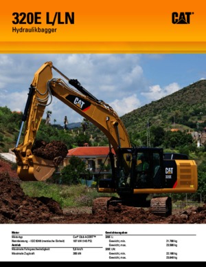 Верижни екскаватори Caterpillar 320E LN