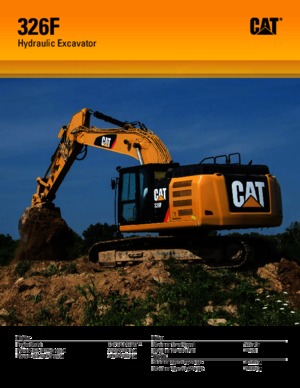 Верижни екскаватори Caterpillar 326F L