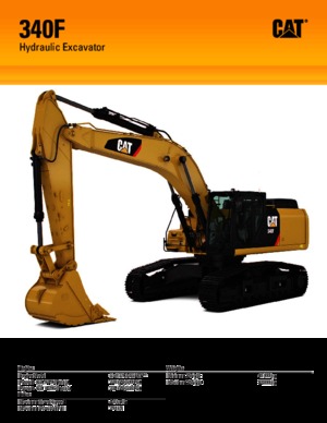 Верижни екскаватори Caterpillar 340F L