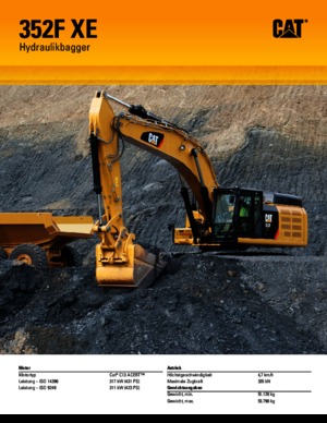 Верижни екскаватори Caterpillar 352F L XE