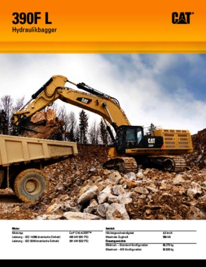 Верижни екскаватори Caterpillar 390F L