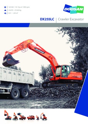 Верижни екскаватори Doosan DX 255 LC