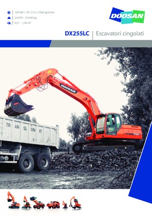 Верижни екскаватори Doosan DX 255 LC