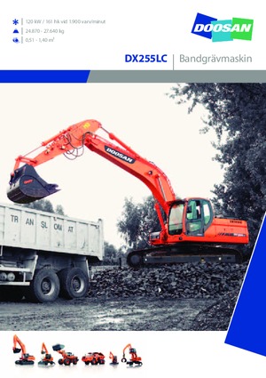 Верижни екскаватори Doosan DX 255 LC