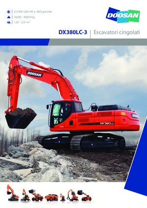 Верижни екскаватори Doosan DX380LC-3