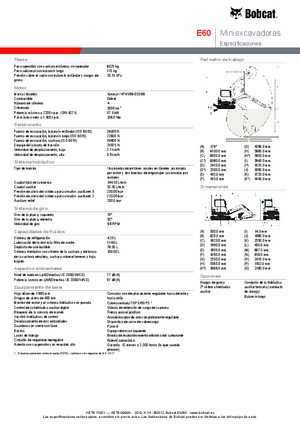 Верижни екскаватори Bobcat E 60
